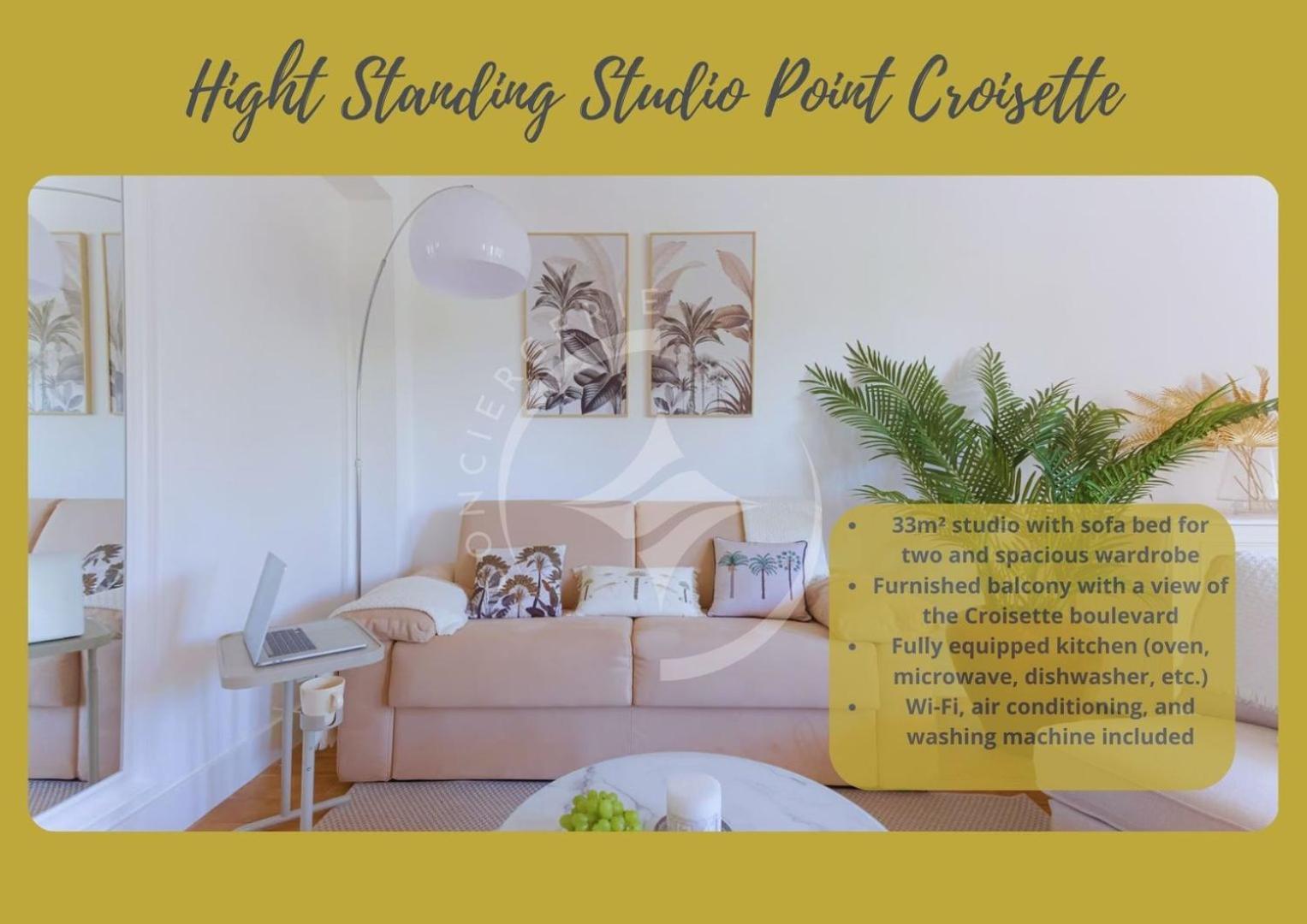 Hight Standing Studio Point Croisette Cannes Extérieur photo